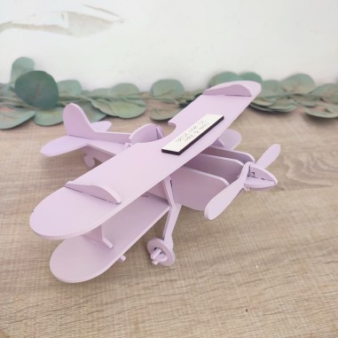 Avioneta de madera para alianzas