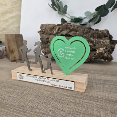 Trofeo Agradecimiento Carrera Cáncer