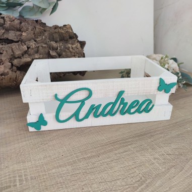 Caja Regalo Bebe Nacimiento Mariposa