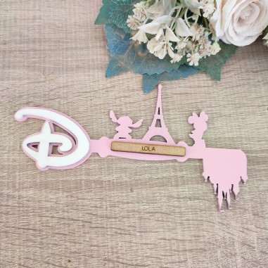 Llave Tridimensional Minnie y Stitch...