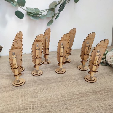 Regalo profe Pluma con boli