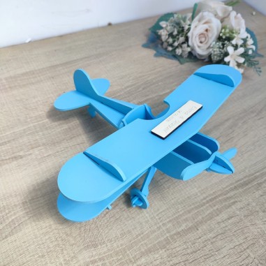 Avioneta de madera para alianzas