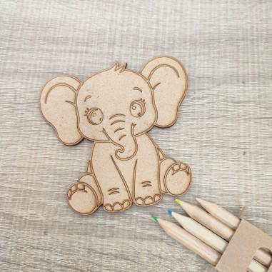 Pack vamos a colorear Elefante