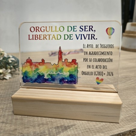 premio lgtbi exclusivo en metacrilato