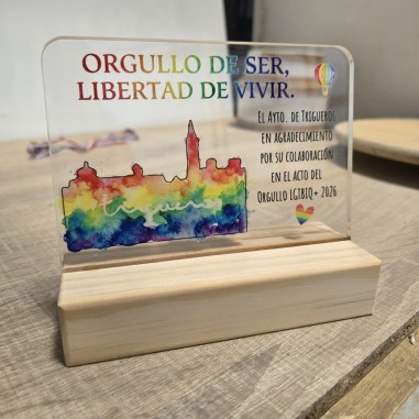trofeo del orgullo lgtbi con diseño a medida