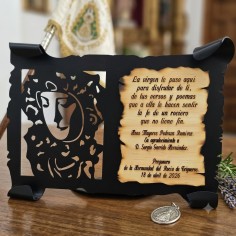 Placa Agradecimiento Virgen...