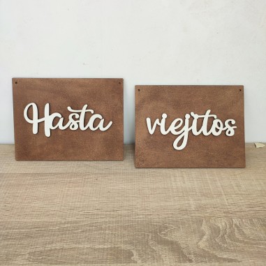 carteles rectangulares personalizados para ceremonias