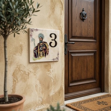 Numero Puerta Cuadrado San Antonio...