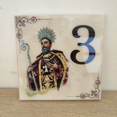Numero Puerta Cuadrado San Antonio...