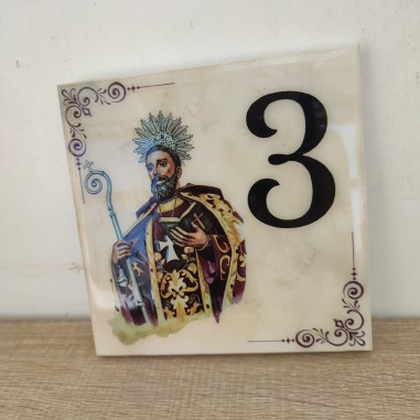 Numero Puerta Cuadrado San Antonio...