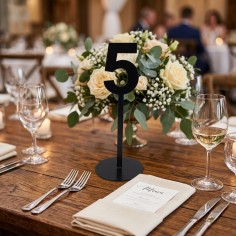 mesero de hierro sencillo personalizado para eventos