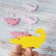 tirador con forma de cocodrilo personalizado 2
