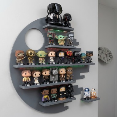 diseño de diorama estante de Forja y Madera con caracter