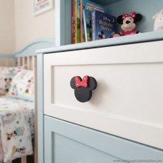 tirador o pomo minnie disney personalizado