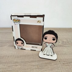 figura estilo funko 2d personalizada de novia para boda 2