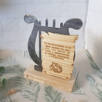 Trofeo Lira con partitura