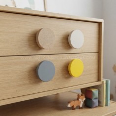 tirador redondo sencillo personalizado para muebles