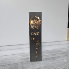 Trofeo de tubo cuadrado en honor a David de Miranda en forjaymadera España 2