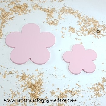 Silueta Flor de Pared