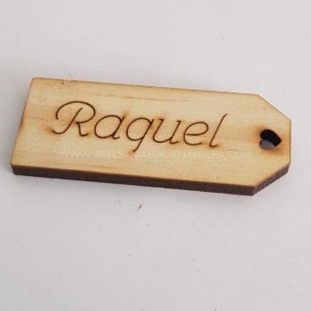 Etiqueta Madera modelo 1