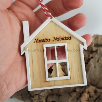 Adorno casa 3d Navidad con...