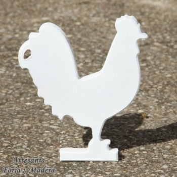 Silueta de Pie Gallo
