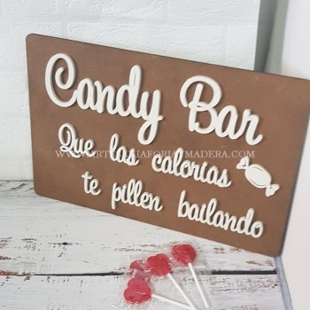 Letrero Candy Bar Grande 2