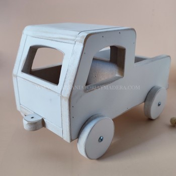 porta alianzas camion de arrastre a medida de Forja y Madera 2