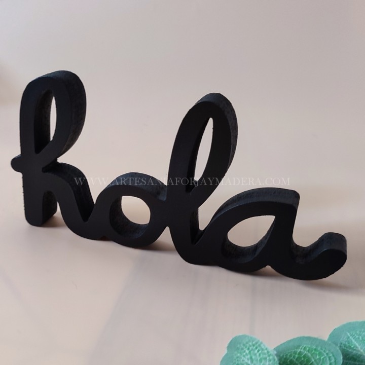Letras Decorativas Hola