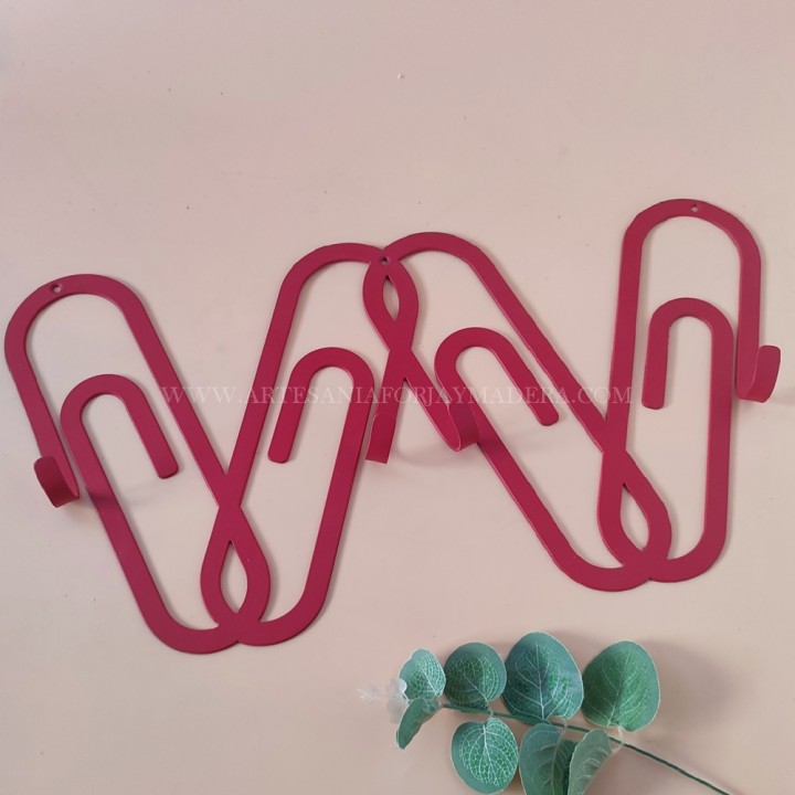 Percha Clip de hierro
