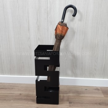 paragüero metalico moderno exclusivo de Forja y Madera