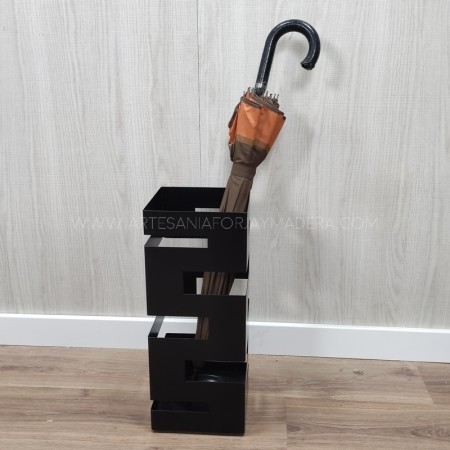 paragüero metalico moderno exclusivo de Forja y Madera