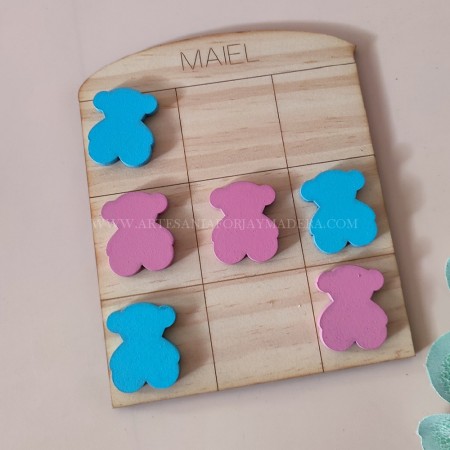 juego de mesa exclusivo con diseño de oso