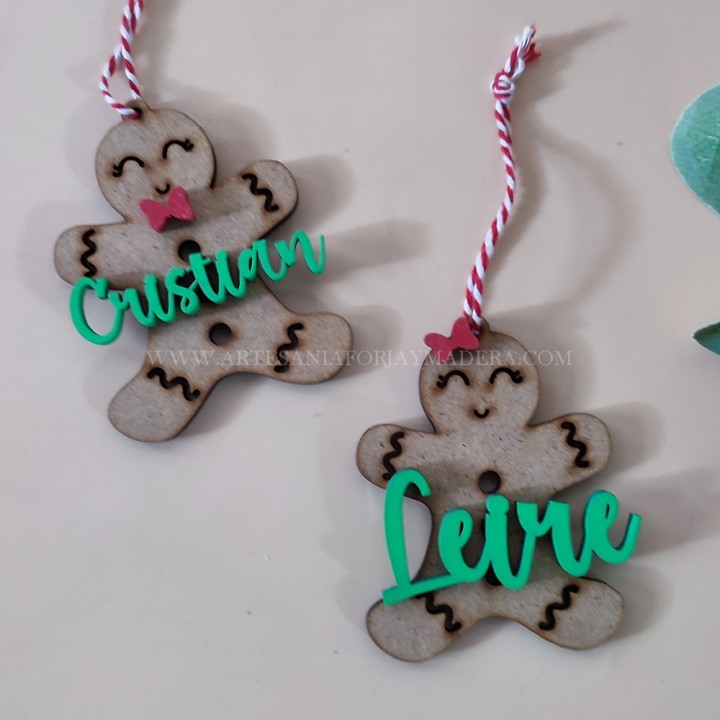 Adorno Navidad Galleta Jengibre