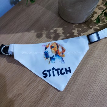 Correa Collar Banderin Perro