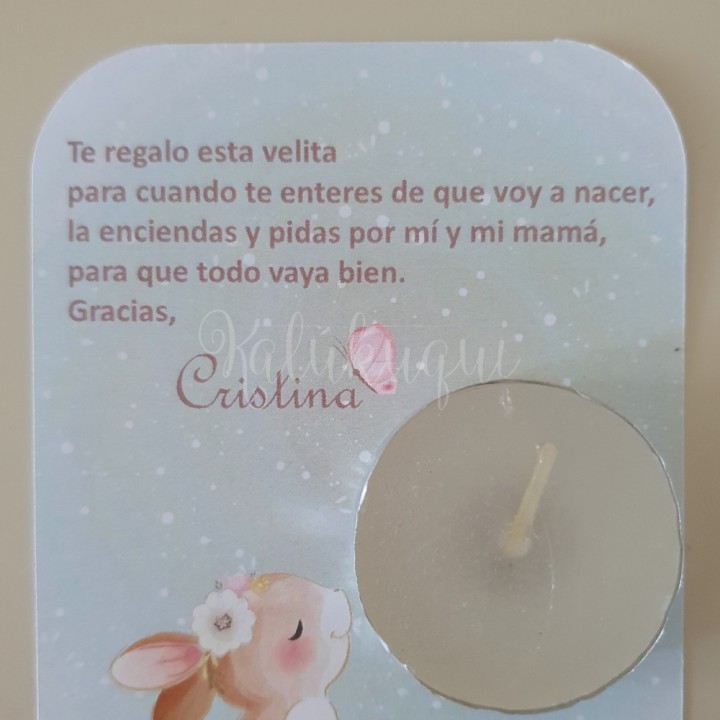 Vela modelo Conejito