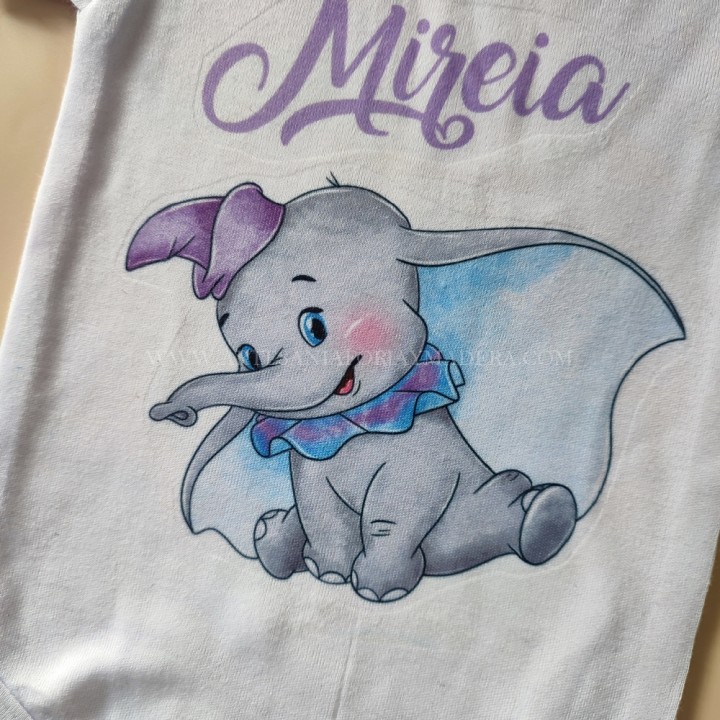 Body infantil dumbo Disney 0/3 m