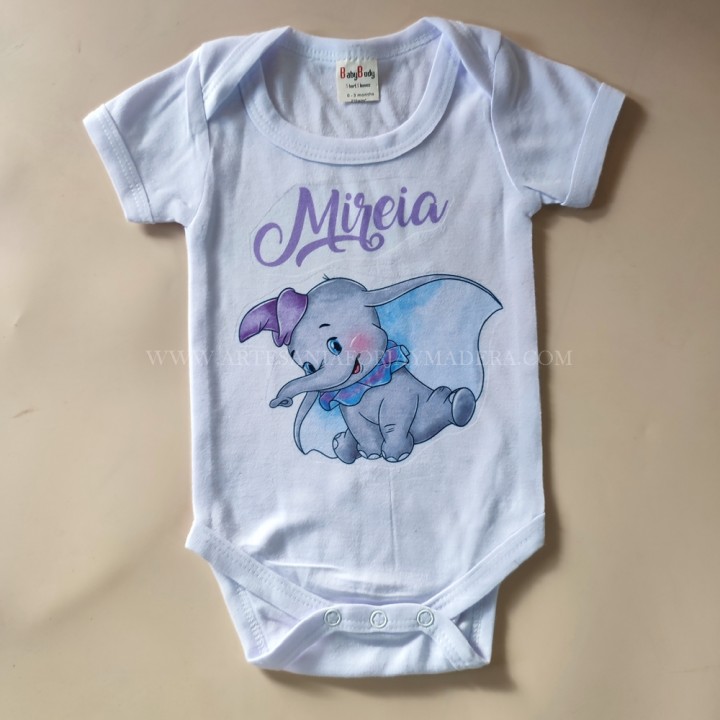 Body infantil dumbo Disney 0/3 m