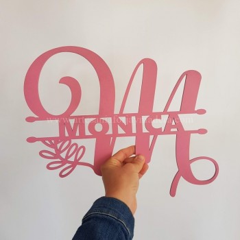 Nombre Monograma Hojas de...