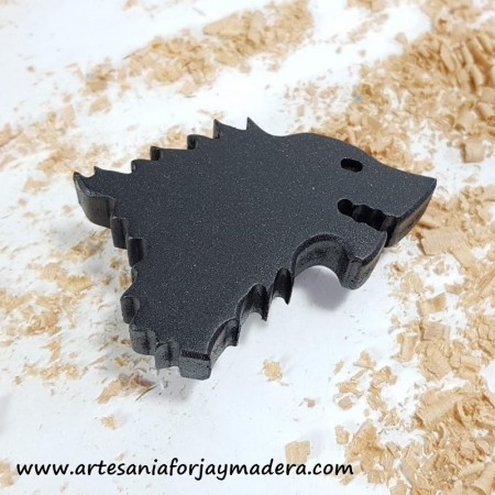 tirador con el simbolo de la casa stark de juego de tronos personalizado