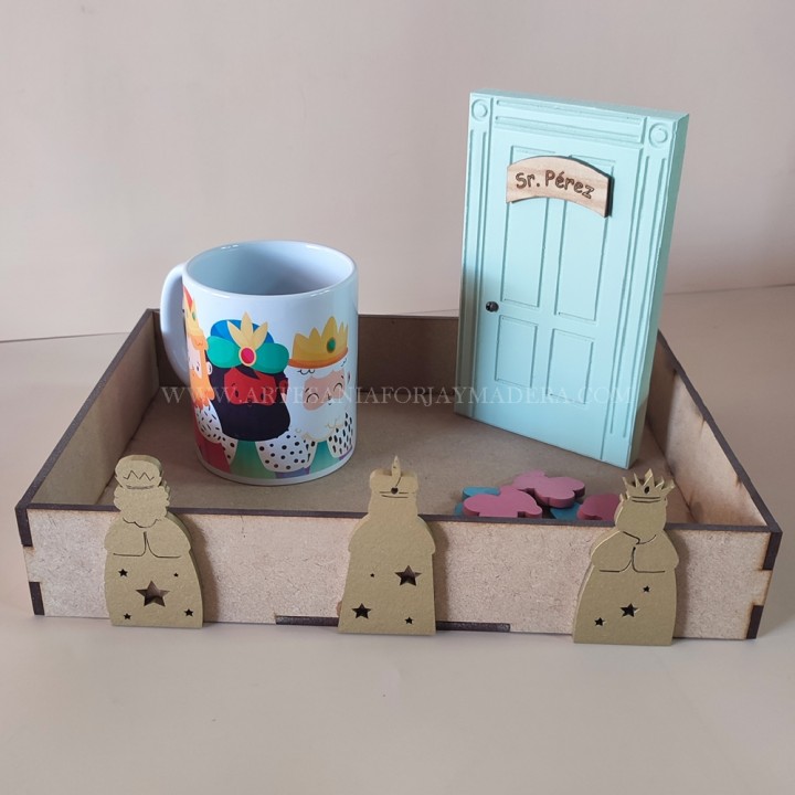 Caja para guardar regalos Los Reyes...