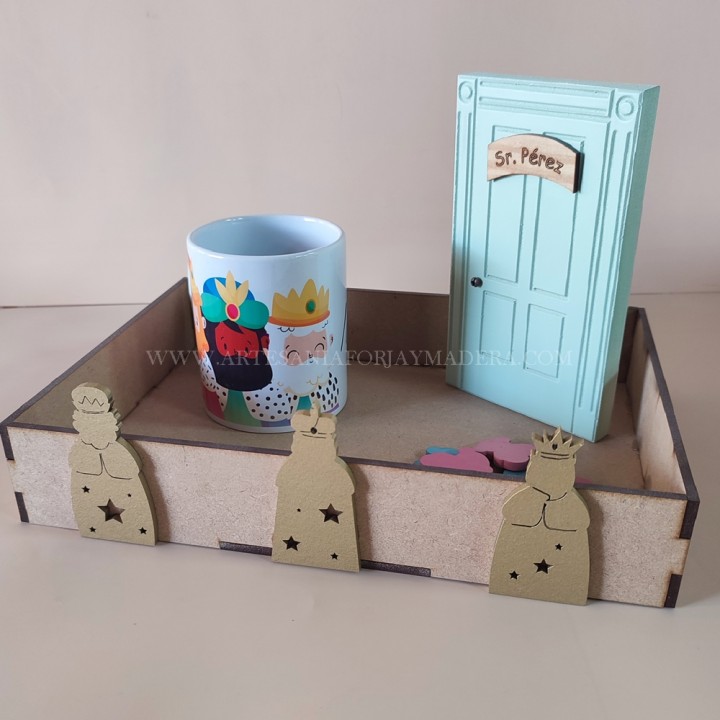 Caja para guardar regalos Los Reyes...