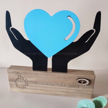 Trofeo ManosMundo Azul 2