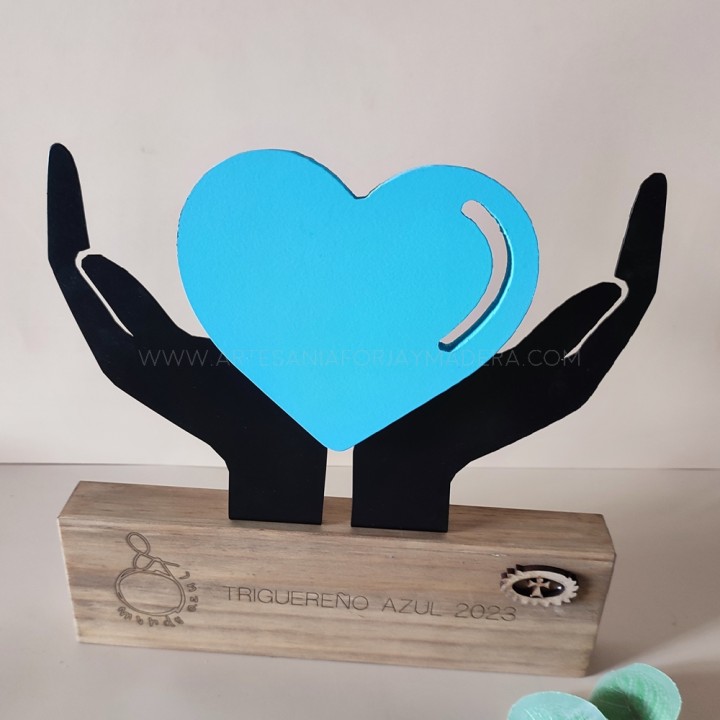 Trofeo ManosMundo Azul