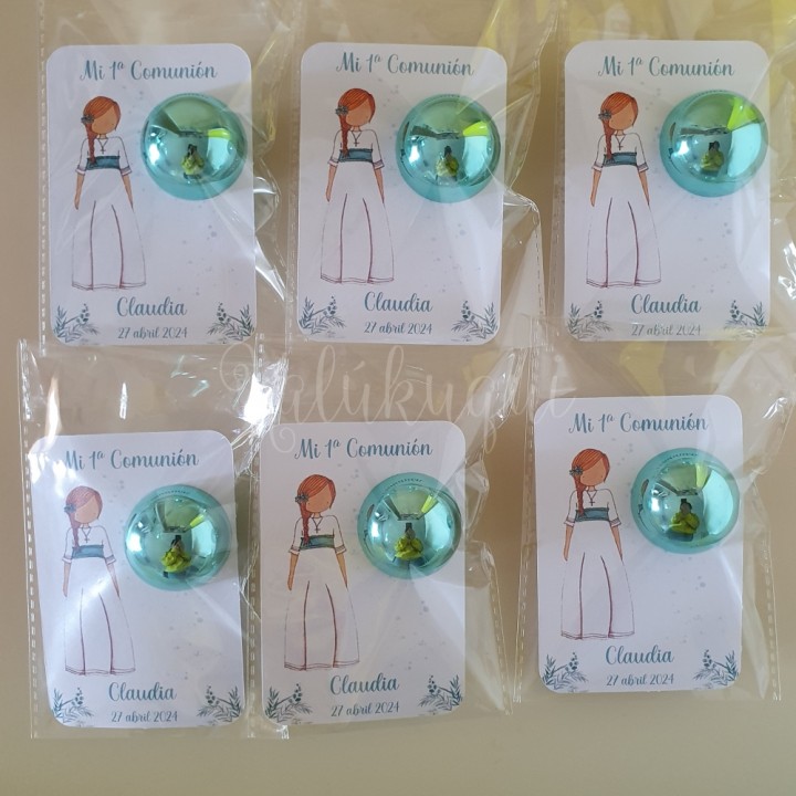 Bálsamo Labial Tarjeta Comunión Niña...