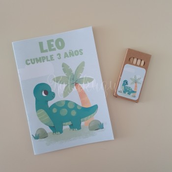 Libro Colorear Dinosaurio