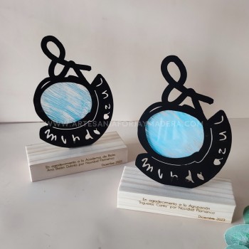 Trofeo Logo Mundo Azul