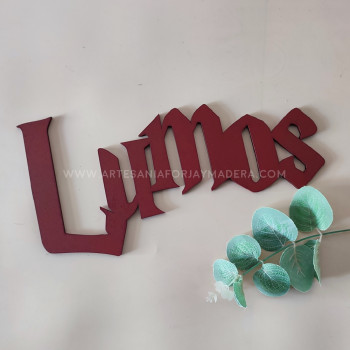 Letras Decorativas Lumos...