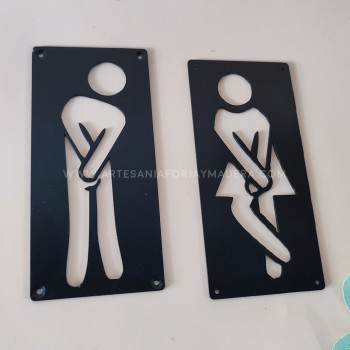 Juego de placas de baño "no... 2