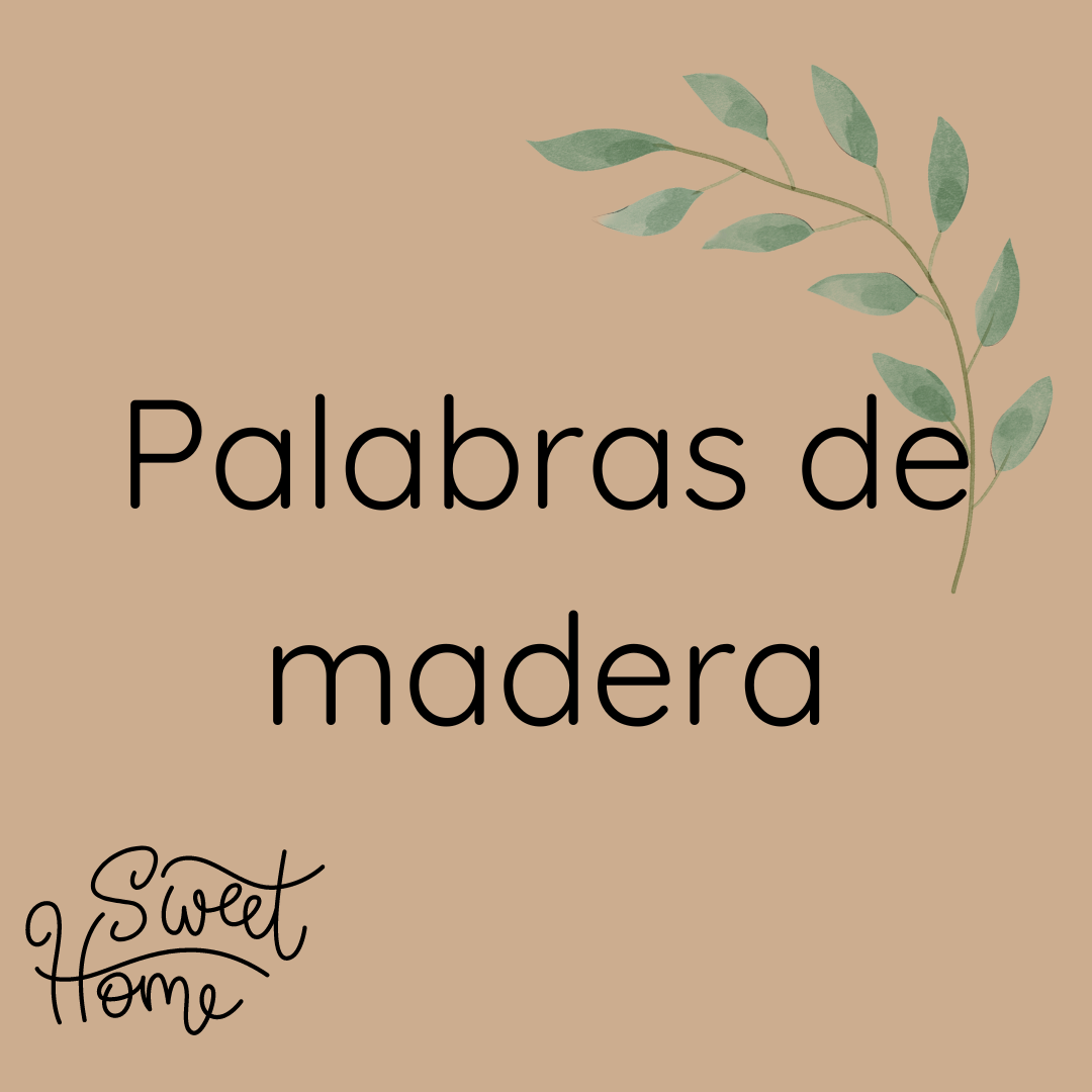 Palabras de madera